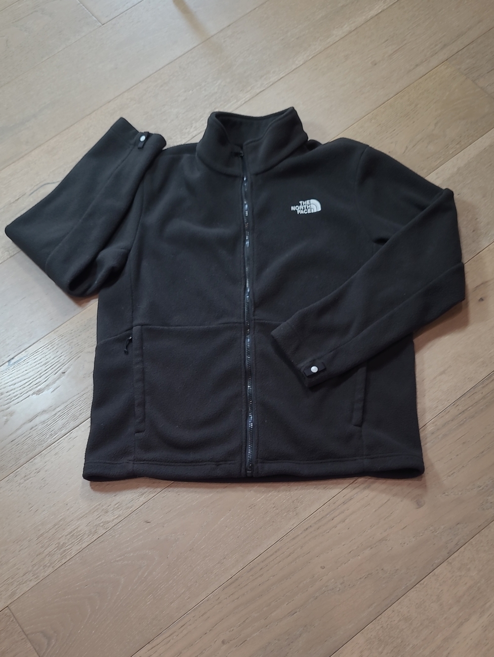 The North Face Jacket Men's sz L Black Fleece Polartech Active/Athleisure Full Z
